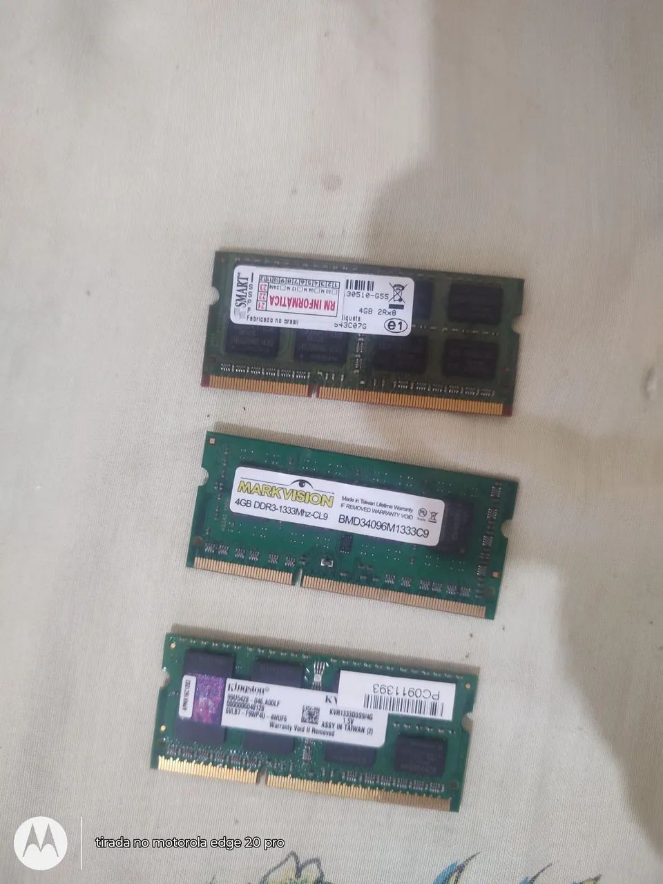 Memória RAM DDR 3 para notebook 