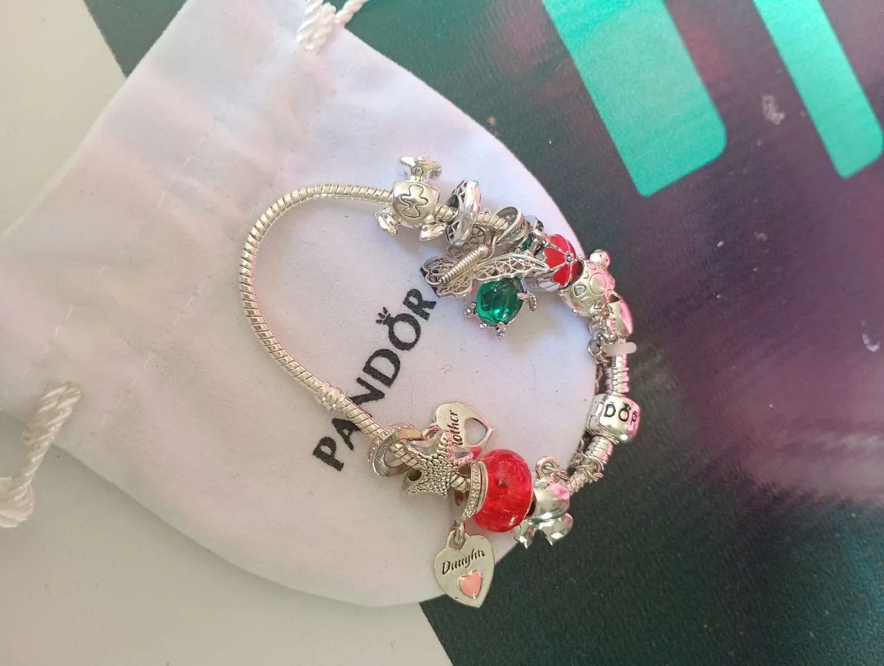 Pulseira Pandora prata 925 - Foto 5