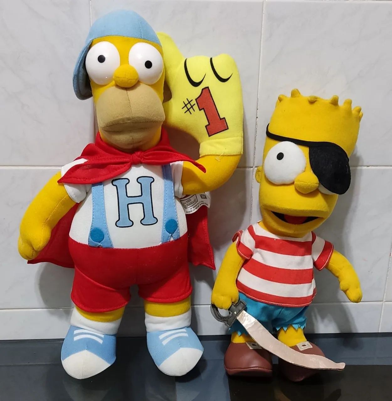 Homer e Bart Simpsons