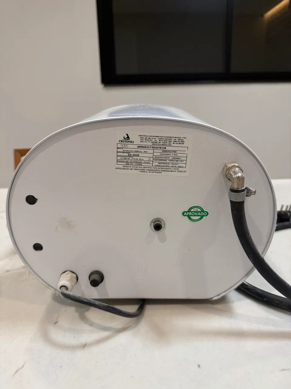 AUTOCLAVE CRISTOFOLI AMORA 5LITROS - Foto 4