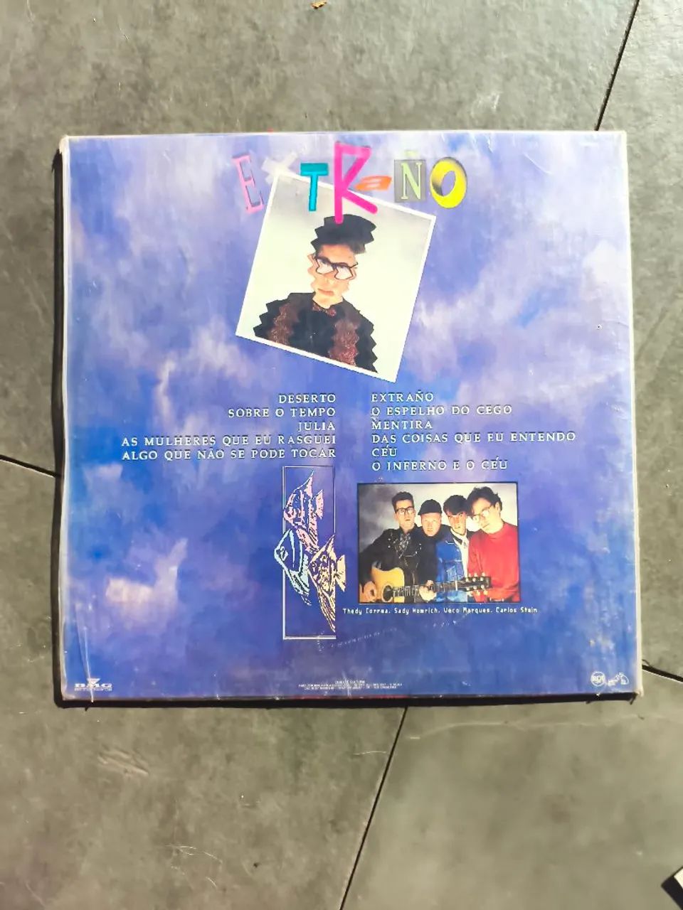 LP Vinil Nenhum de Nós - Extraño (1990) Com Encarte Original - CDs