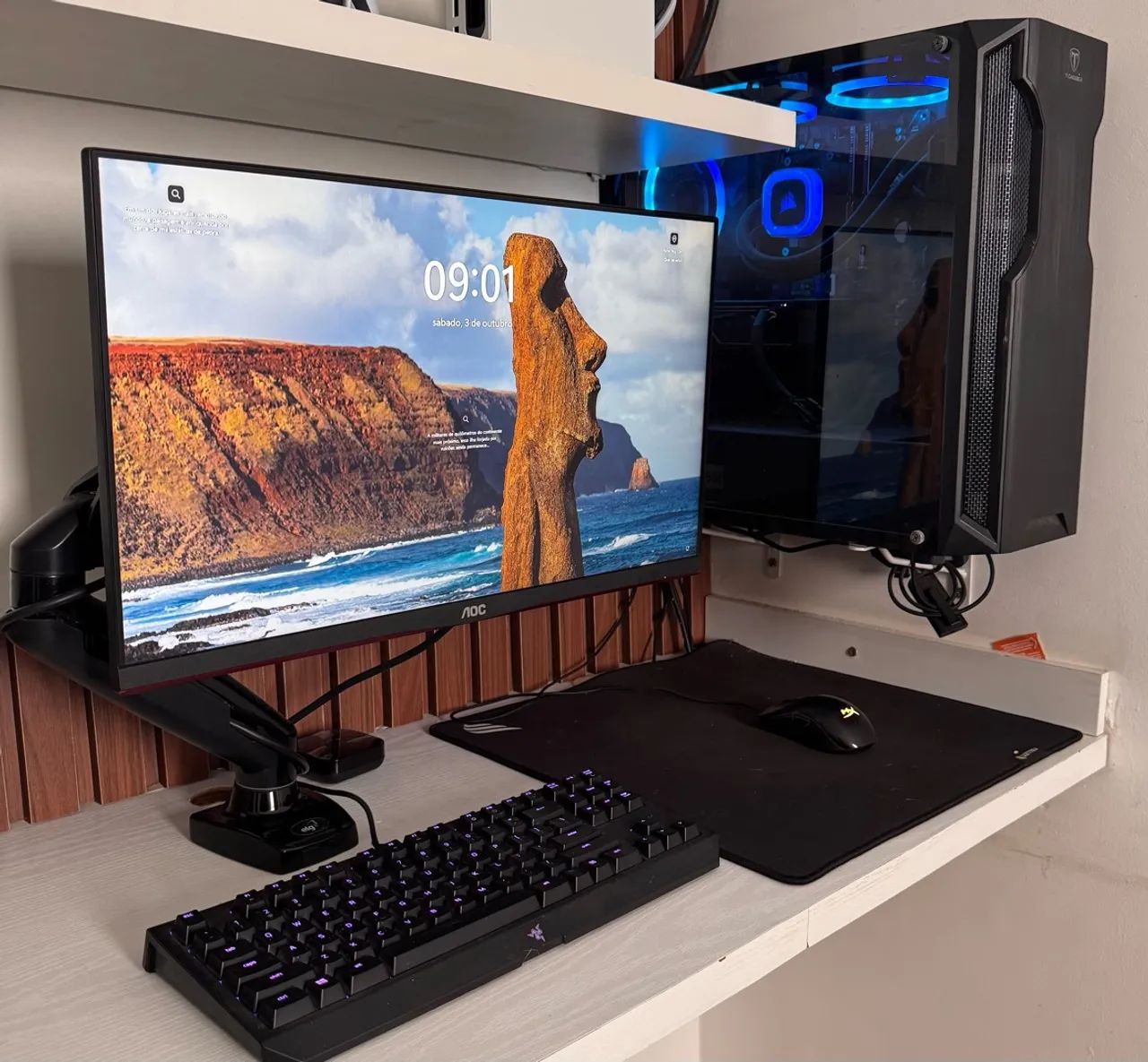 Computador (PC) completo com RTX 2060 + acessorios