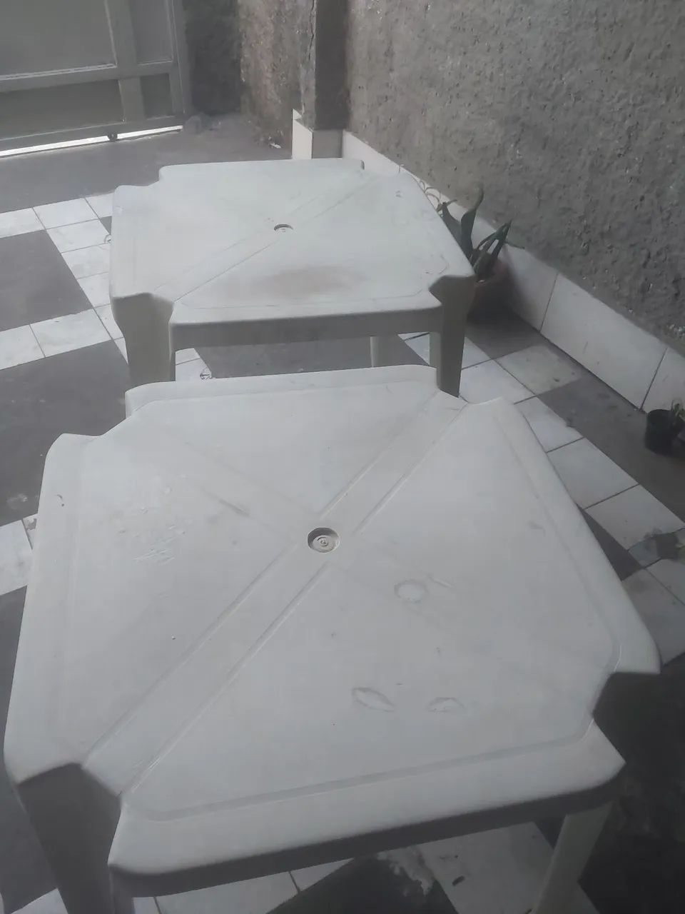 Mesas de plástico 