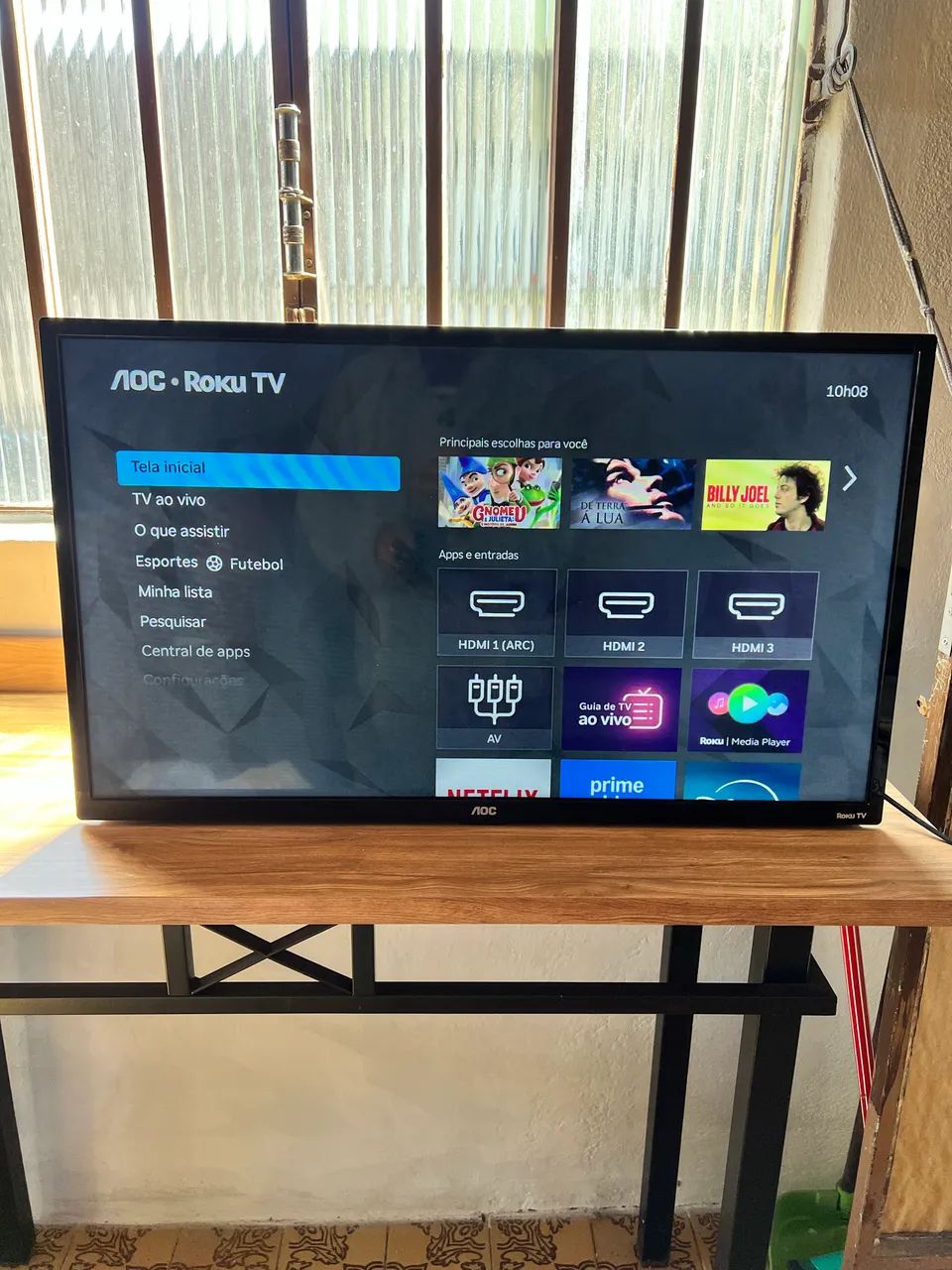 Smart TV LED 32" Roku AOC 32S5195/78G Bivolt - Foto 2