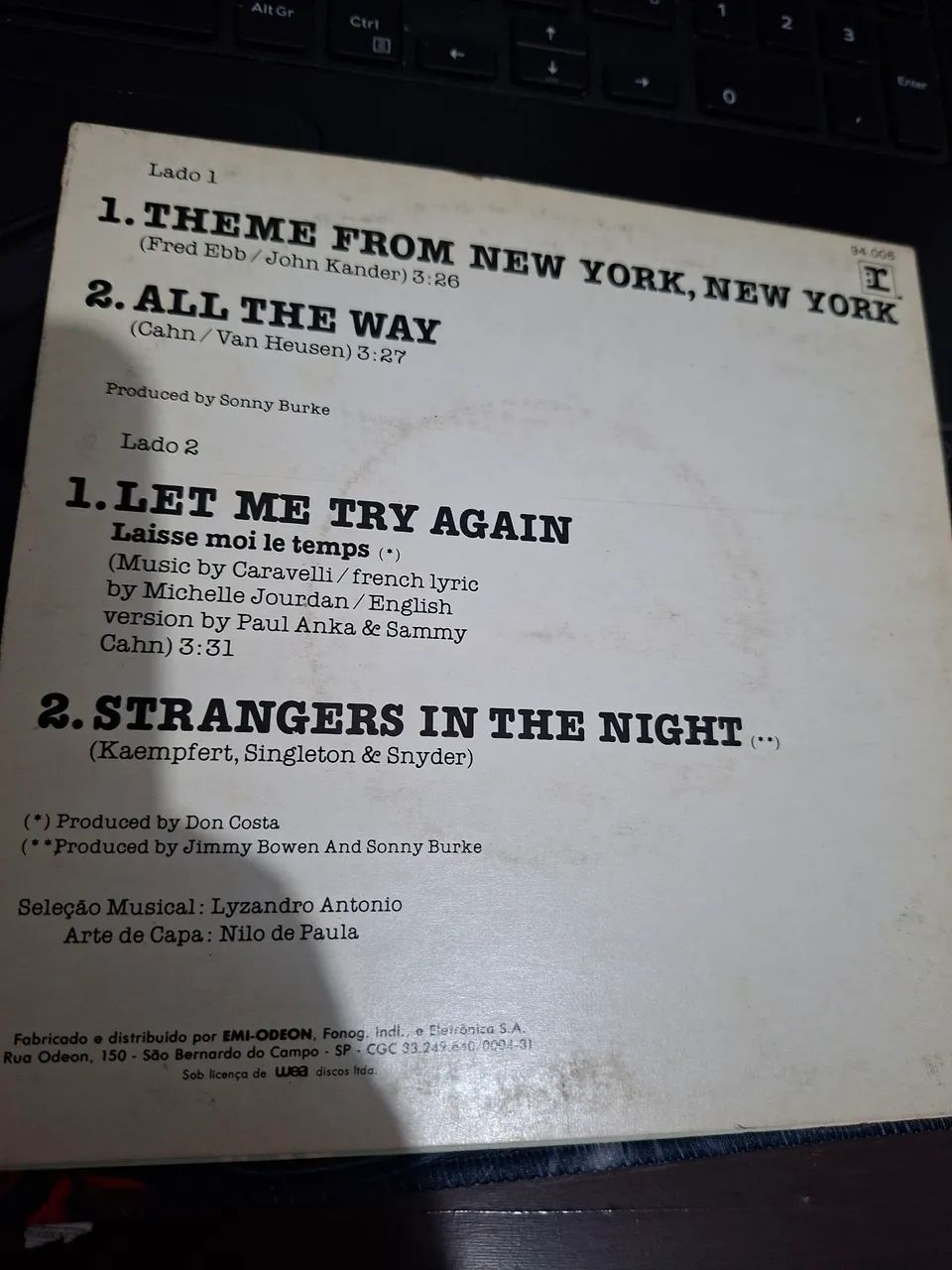 Frank Sinatra the best of - compacto 7" - Foto 2