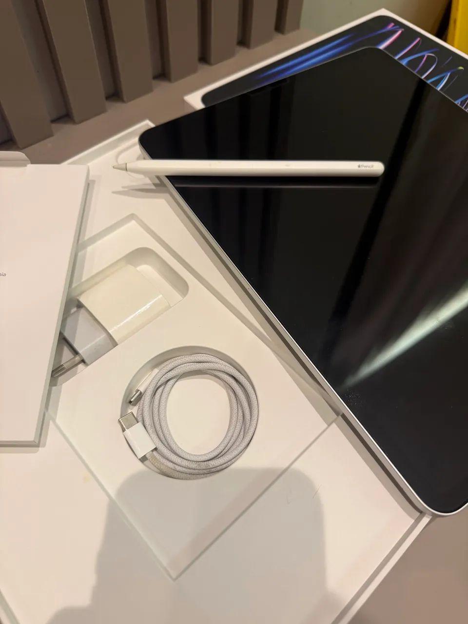 iPad Pro 12,9? 6ª Geração M2 2TB Wi-Fi + Apple Pencil Original  - Foto 3