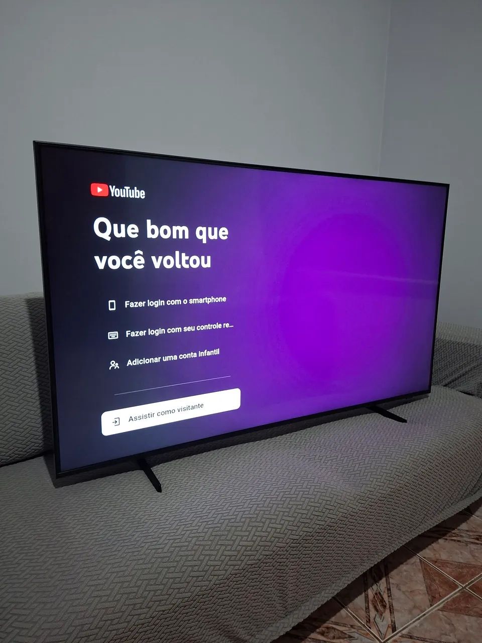 Smart TV Samsung 55" - 2 meses de uso - Foto 3