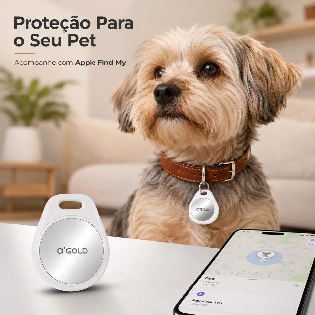 Rastreador Smart Tag Bluetooth Apple Find My A?Gold TCD-06 - Foto 4
