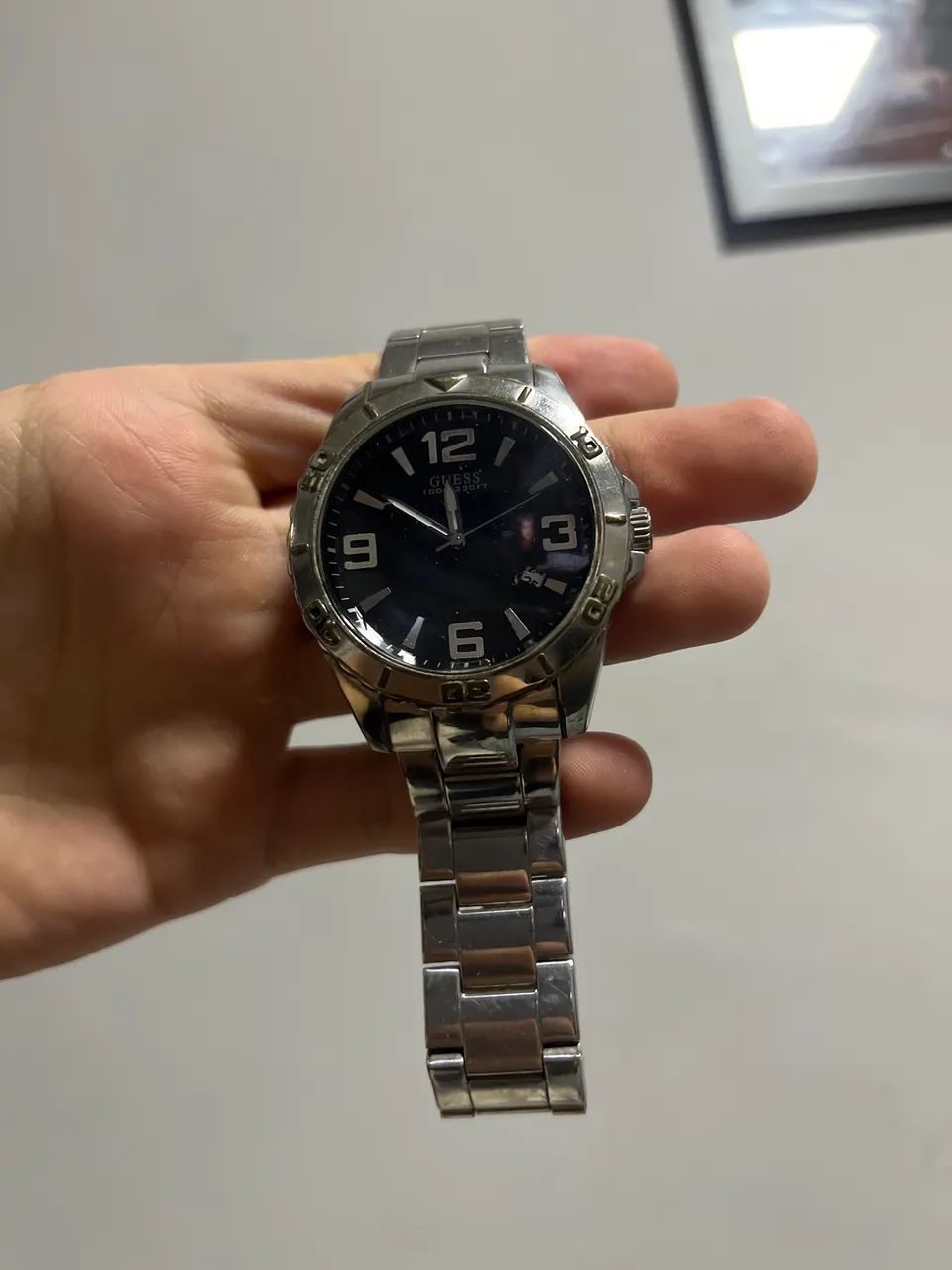 Relógio Guess Masculino Original Aço Inox