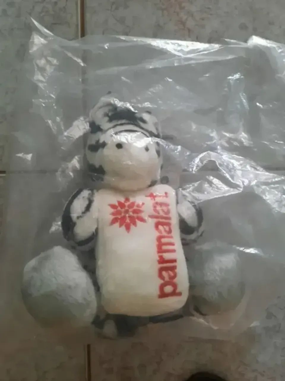 Bichinho De Pelúcia Zebra Coleção Mamíferos Parmalat