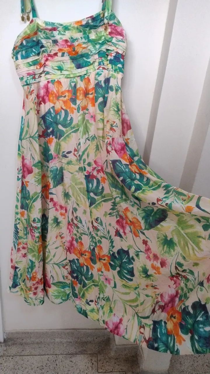 Vestido drapeado G/GG - Foto 3