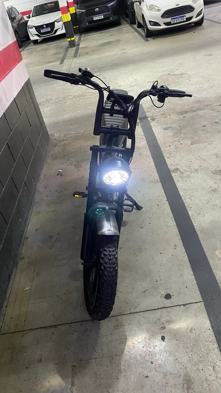 Bicicleta Elétrica V8 750w 5 marchas - Foto 3