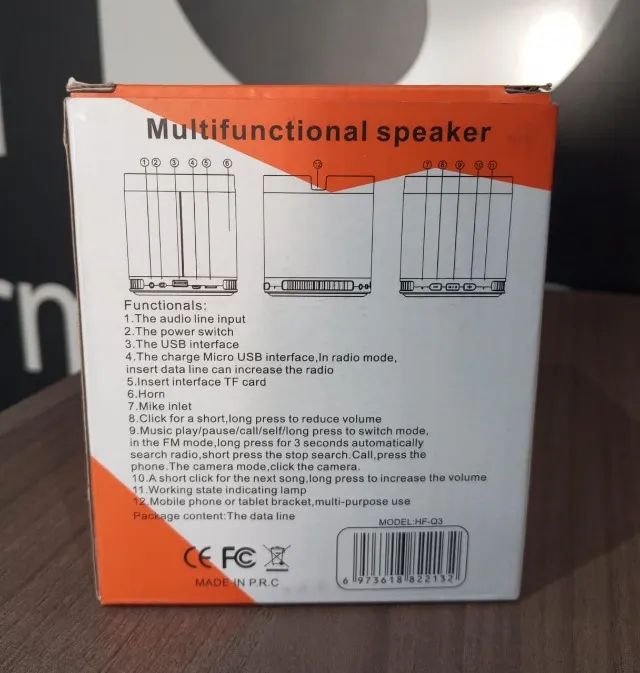 Caixa de Som Bluetooth Multifuncional HF-Q3 LTOMEX  - Foto 4
