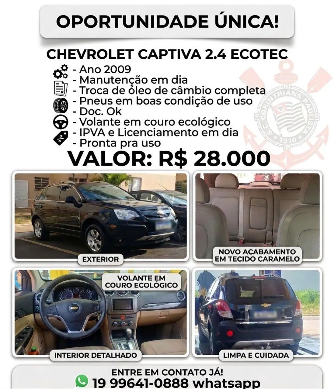 Chevrolet Captiva SPORT FWD 2.4 16V 171/185CV 2009