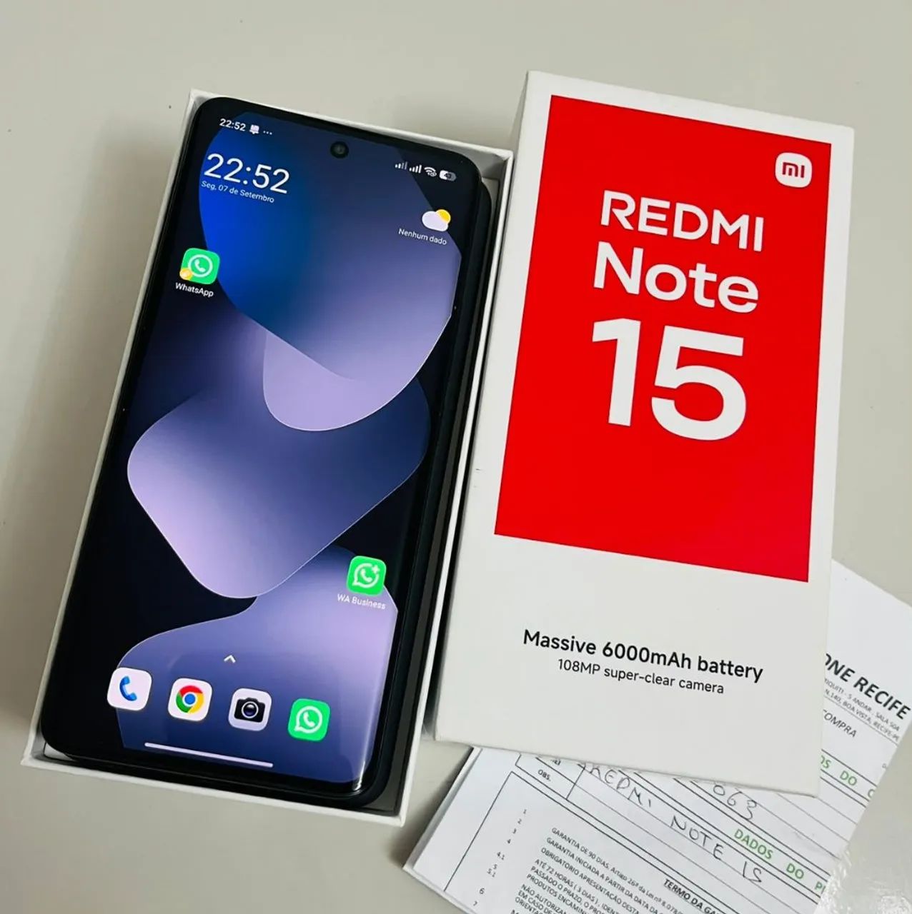 XIAOMI NOTE 15 ZERO (vendo ou troco) 