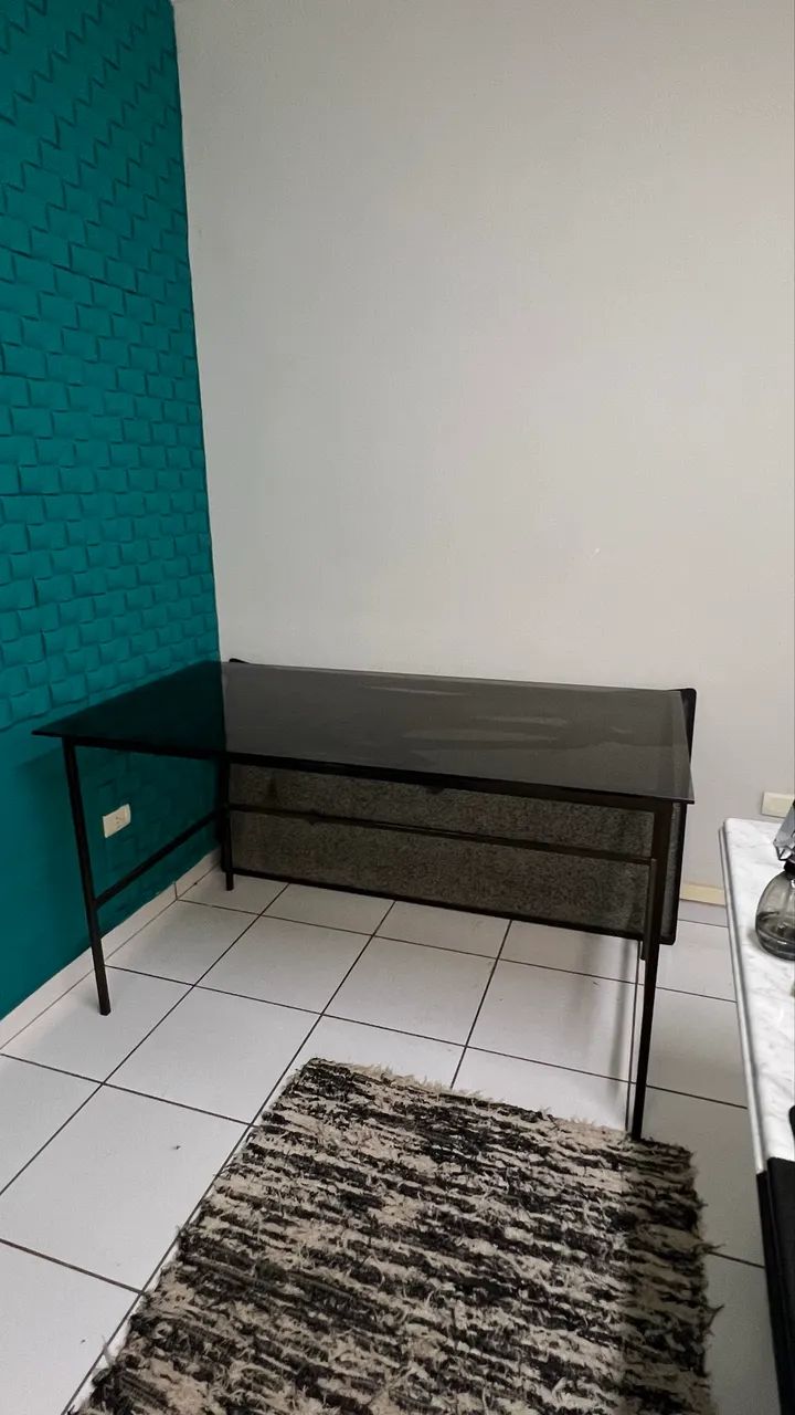 Mesa com tampo de vidro blindex  - Foto 2