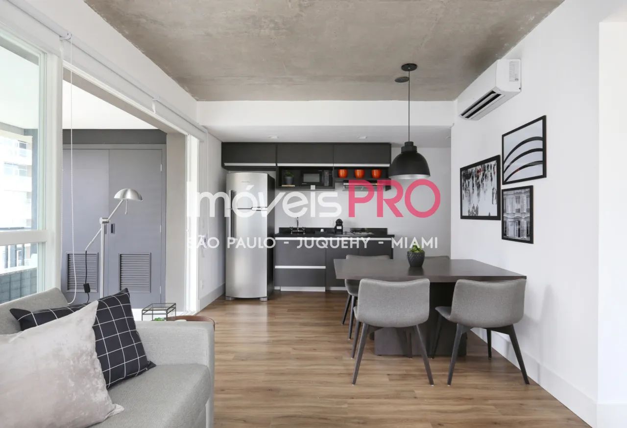 Apartamento no Brooklin mobiliado e com ar condicionado na sala e no quarto - Foto 5