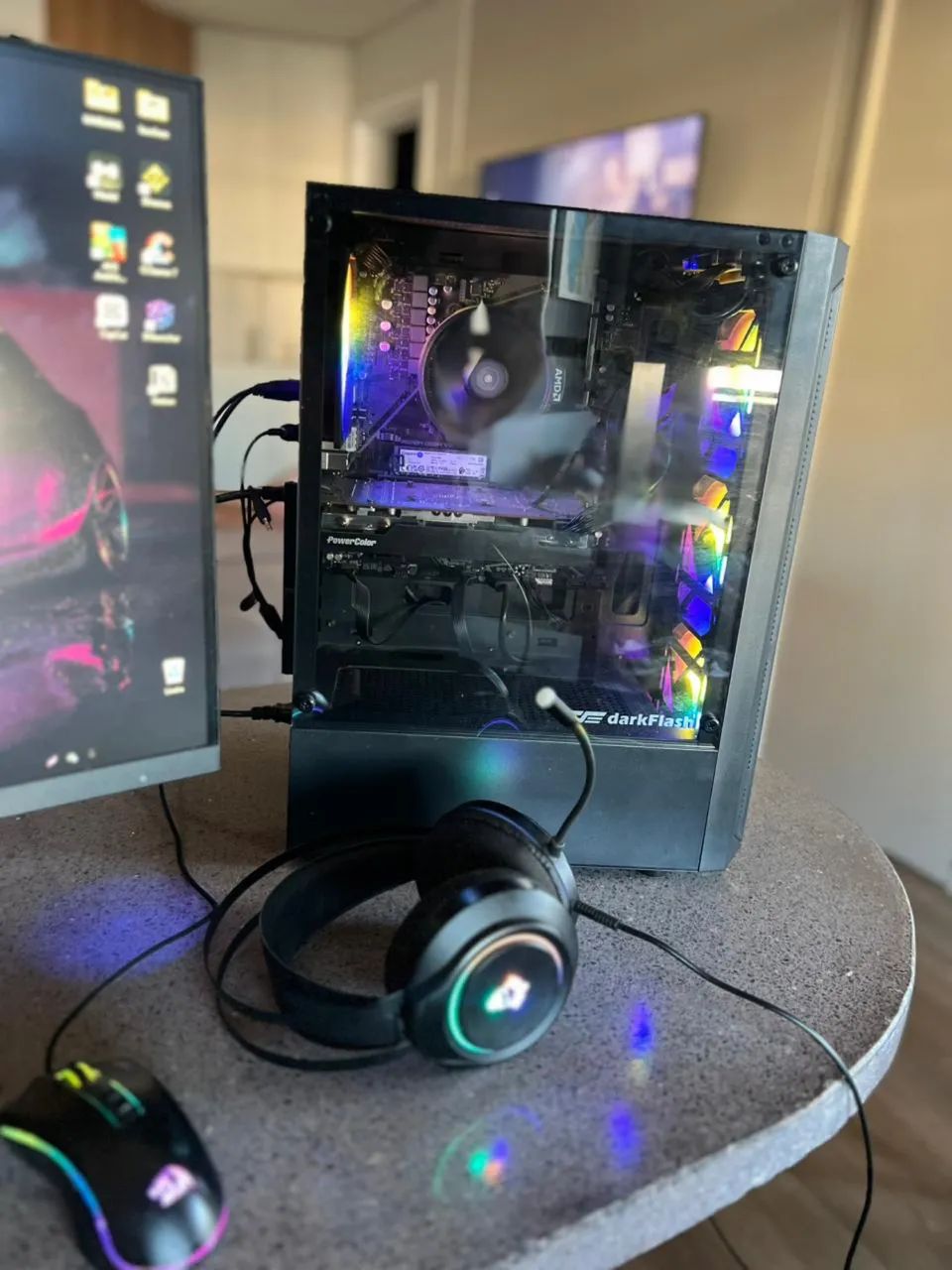 PC Gamer Ryzen 5 + RX 6600 + Monitor 27? 100Hz + Kit Gamer Completo ? - Foto 5