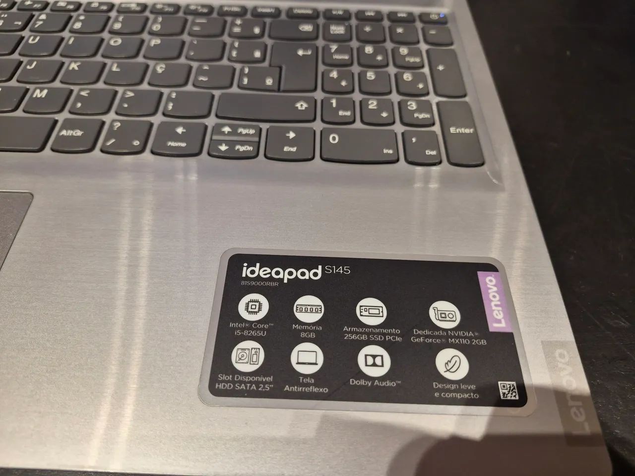 Notebook Lenovo i5 8gb 256 SSD Nvidea 2GB - Foto 5