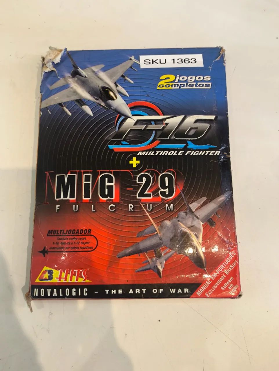 Game Pc F-16 Multirole Fighter + Mig 29 Fulcrum (Usado) - Jogos de