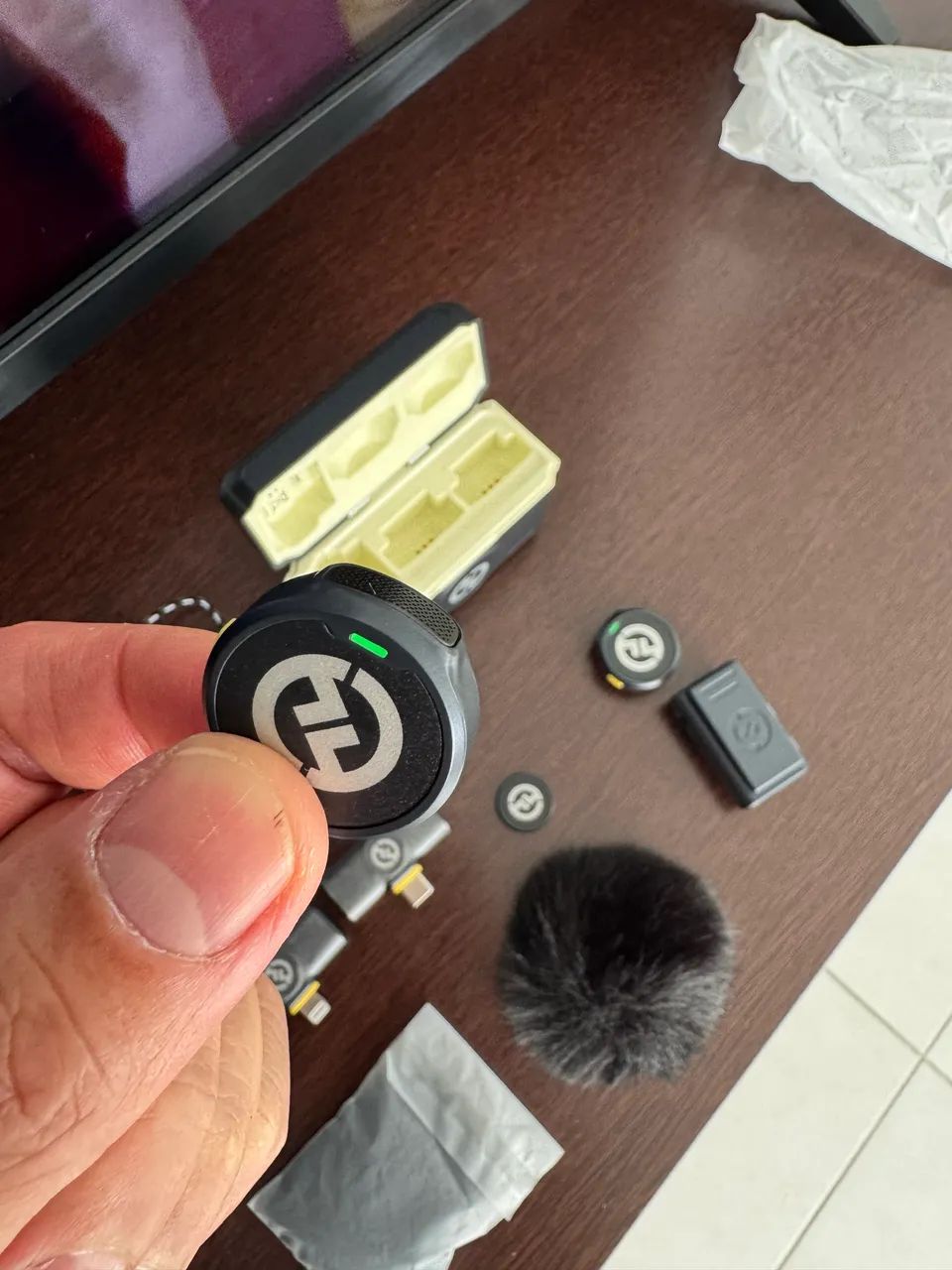 Microfone de lapela - Foto 4