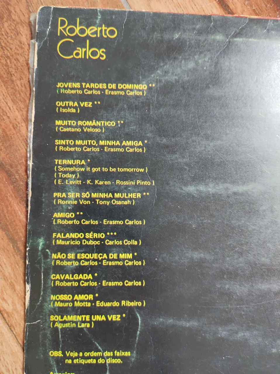 Disco vinil Roberto Carlos  - Foto 3