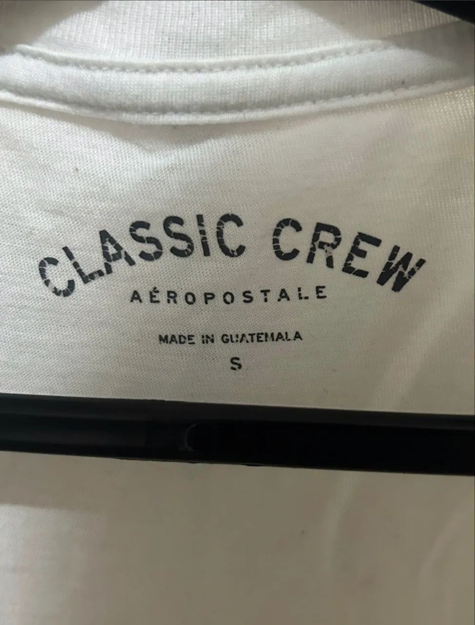 blusa aeropostale classic crew branca - Foto 2