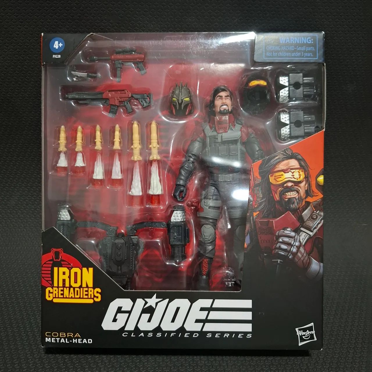 GI JOE CLASSIFIED - COBRA METAL HEAD - 118