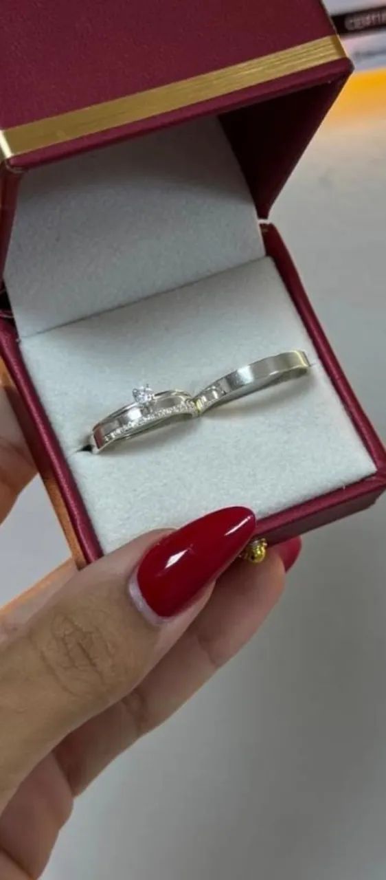 ALIANÇAS EM PRATA  - Foto 2