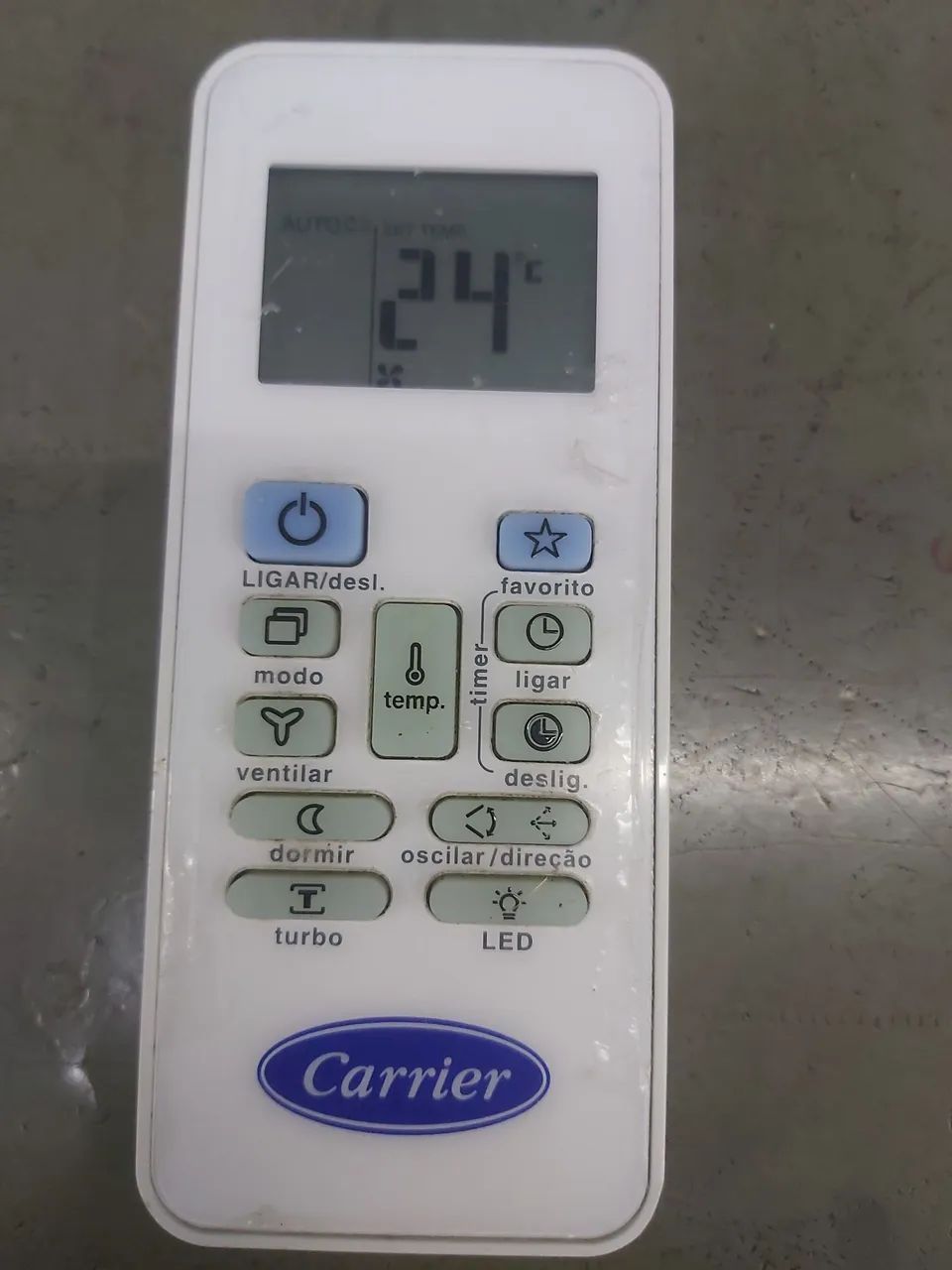 Controle ar-condicionado Carrier  - Foto 2