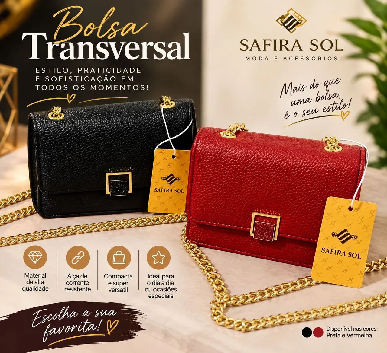 Bolsas travesal  mini super estilosa 
