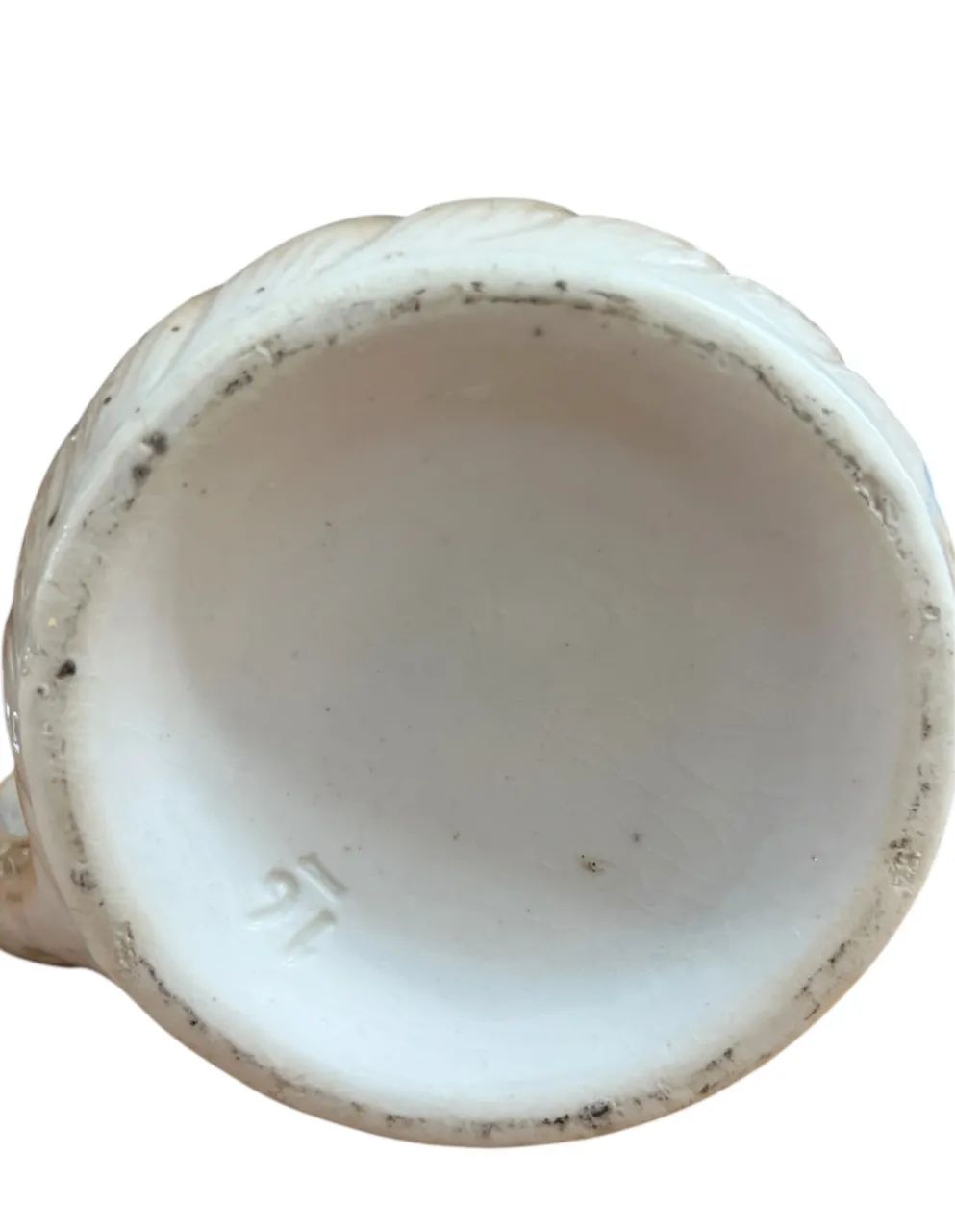 ANTIGA CANECA DE CHOPP EM PORCELANA SEM ESTAMPA - Foto 4