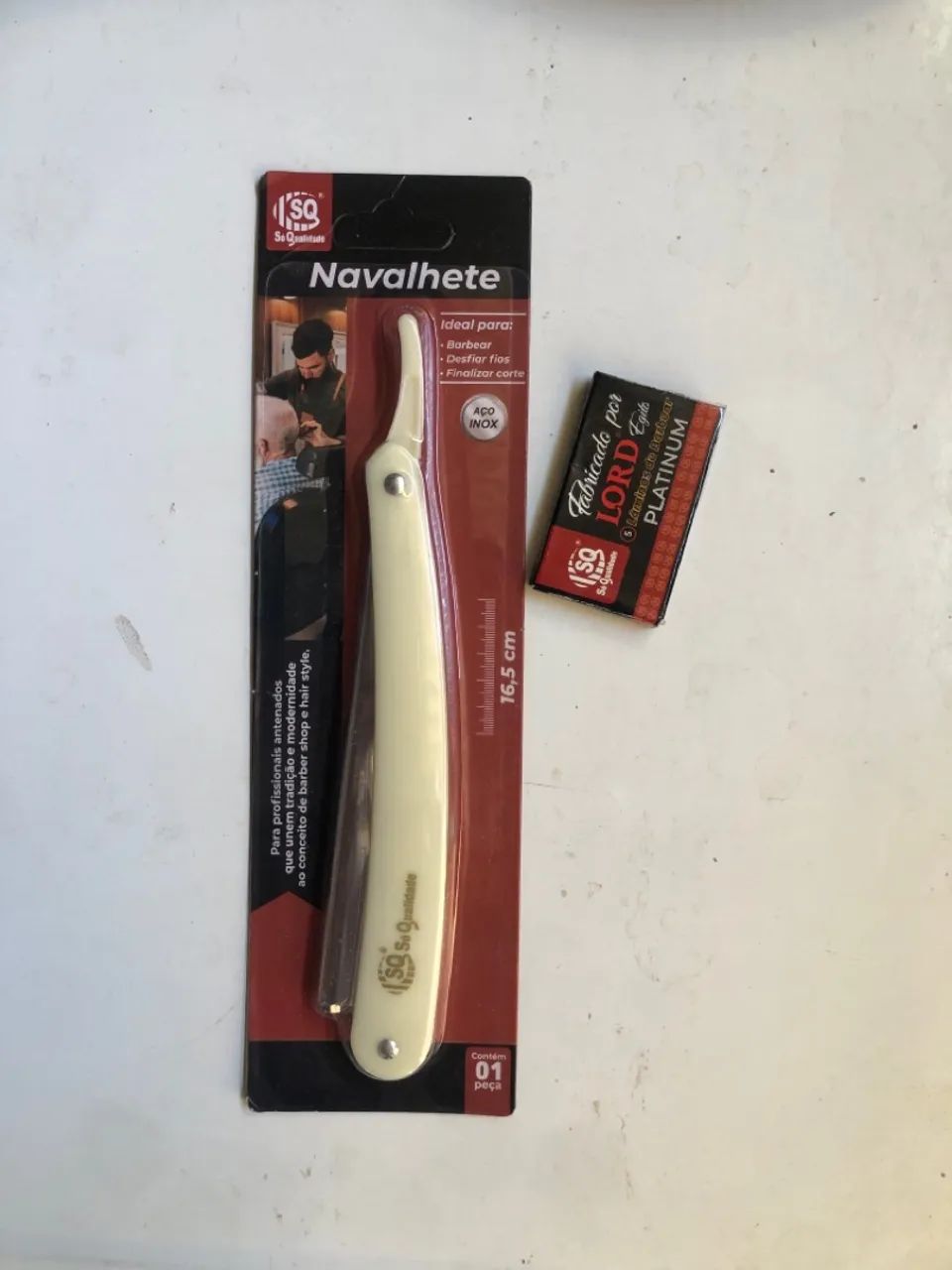 Kit Profissional Navalhete Aço Inox + Caixa de Lâmin - Foto 2