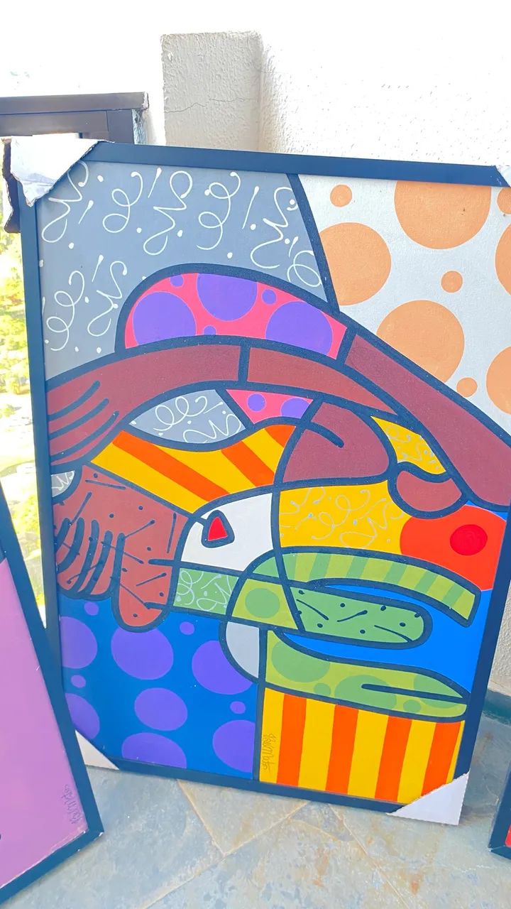 5 QUADROS ARTISTA BEL MATOS - Foto 5