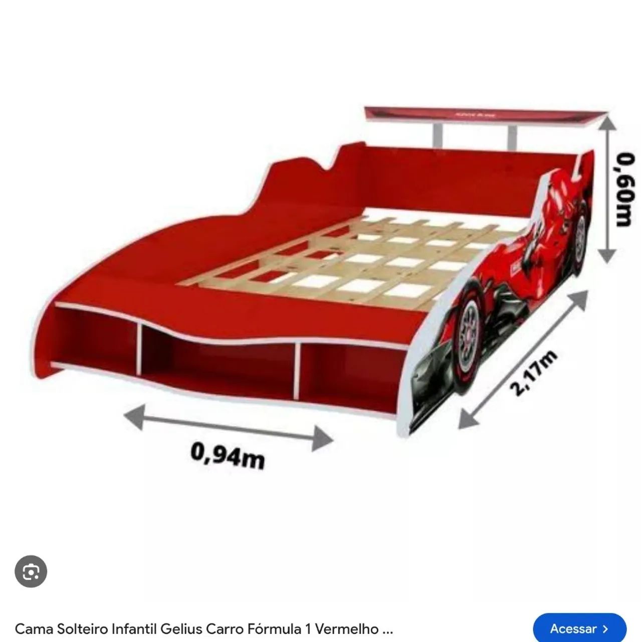 Vendo cama de solteiro infantil  - Foto 3
