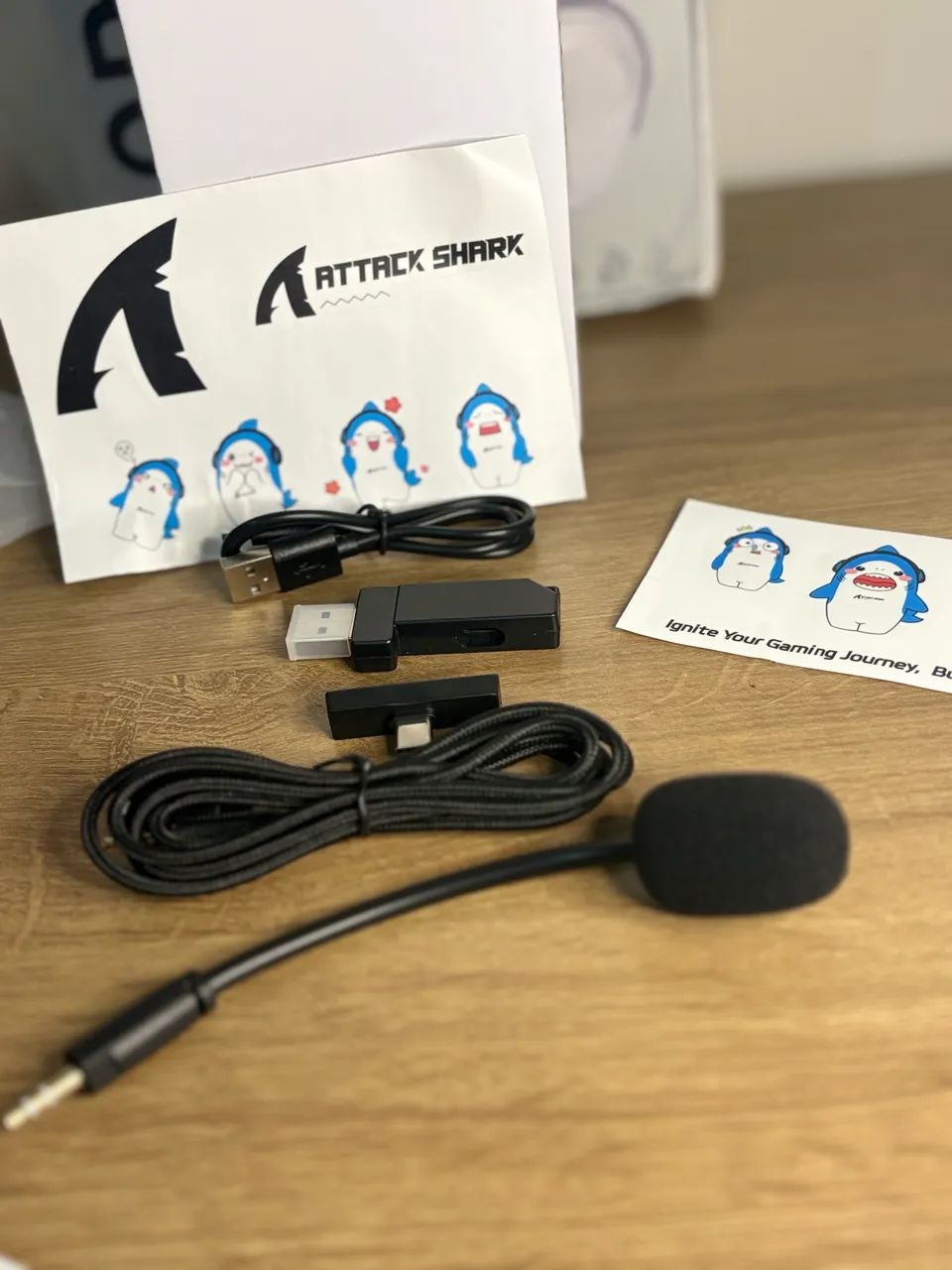 Fone gamer Attack Shark L30 Pro - Foto 3