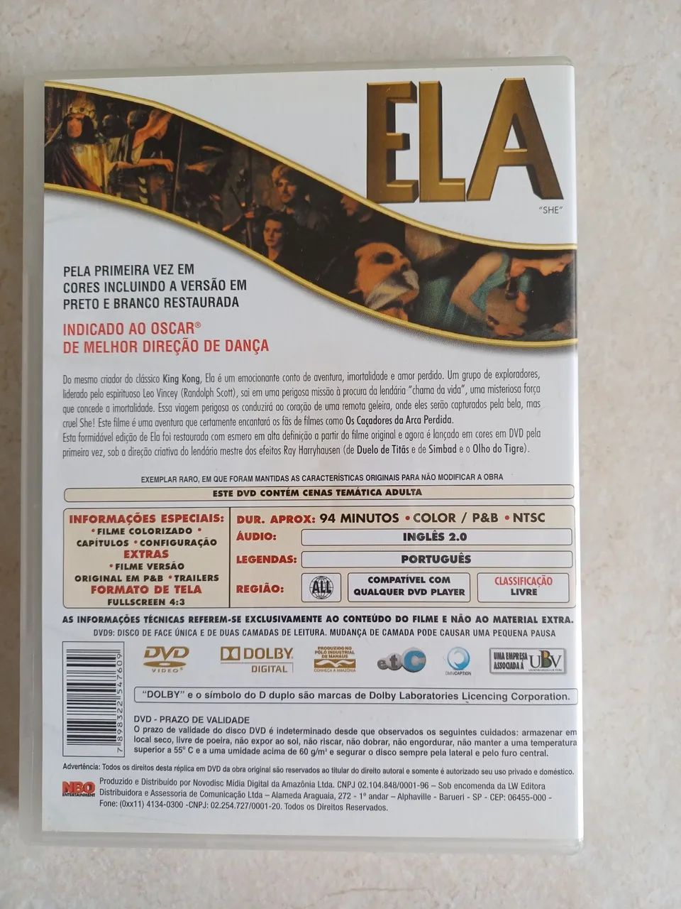 Ela - DVD seminovo - Foto 2