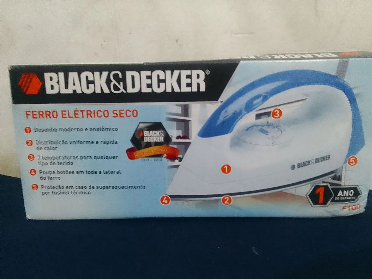 Ferro Elétrico  Seco - Black & Decker  - Foto 3