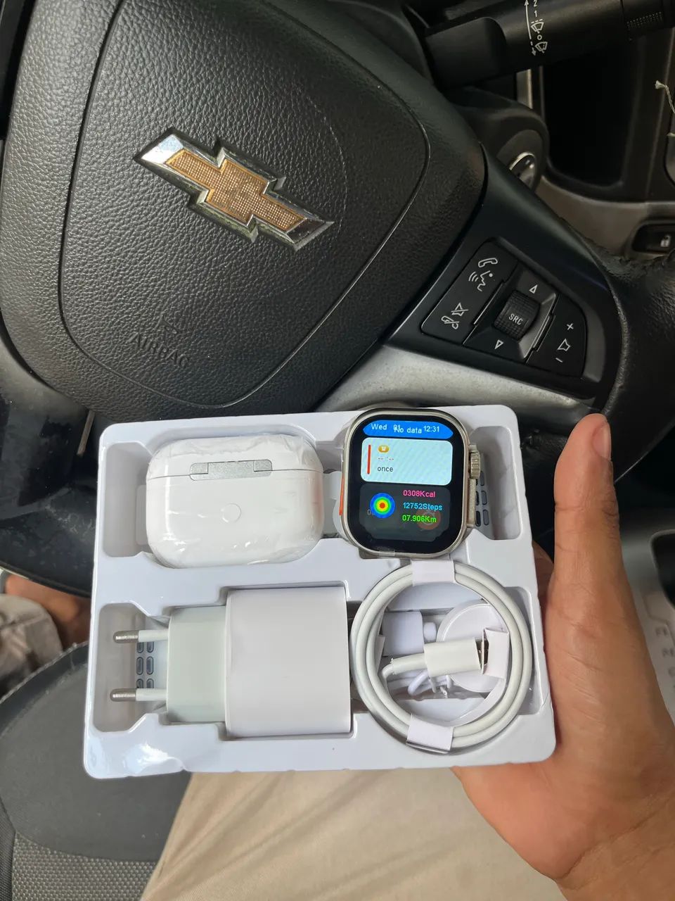 Kit Relógio, fone bluetooth, carregador - Foto 3
