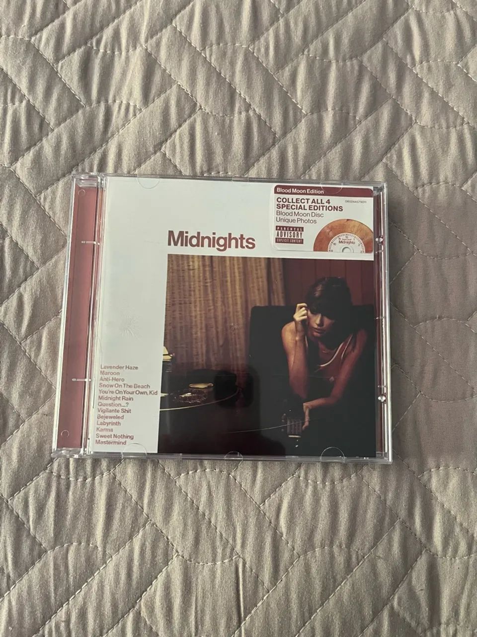 CD Taylor Swift - Midnights Blood Moon Edition 