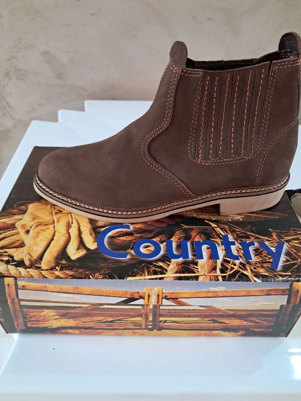 Botas de couro legítimo, costurada  - Foto 5