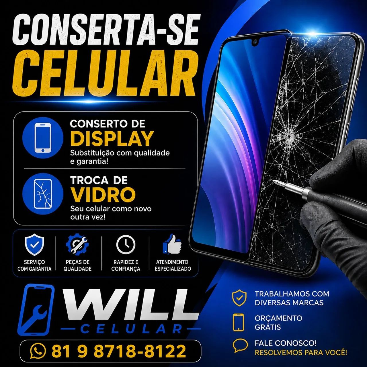 Conserta-se celular 