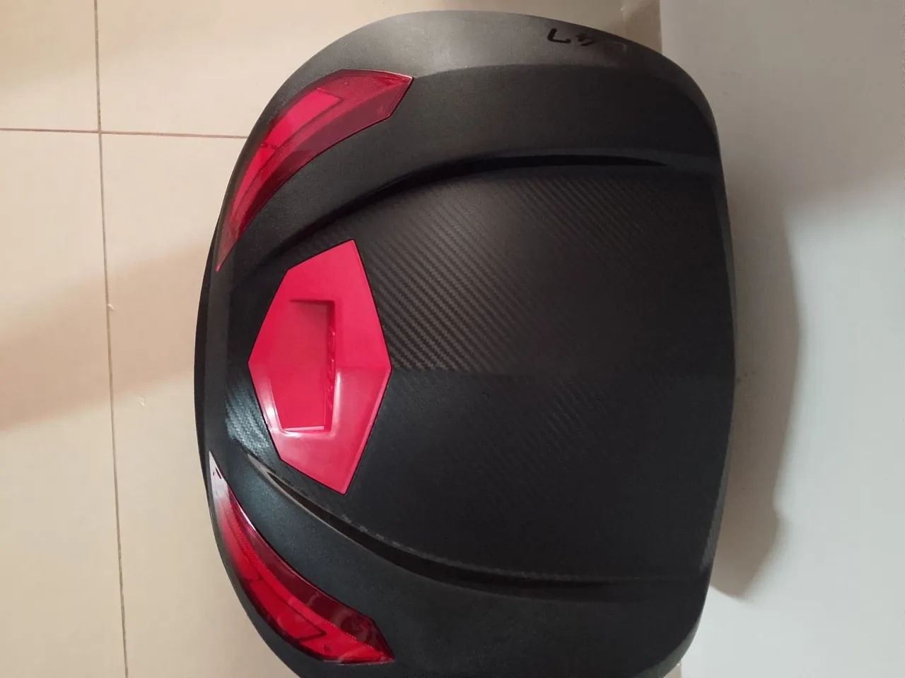 Suporte do baú e baú para moto  - Foto 3