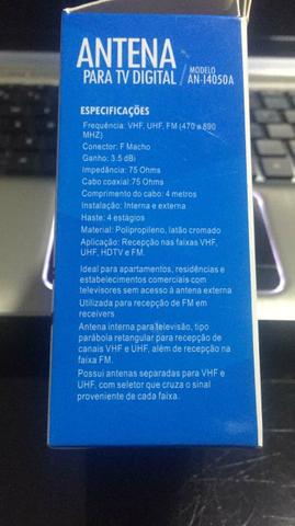 Antena para tv digital com base magnético - Foto 2