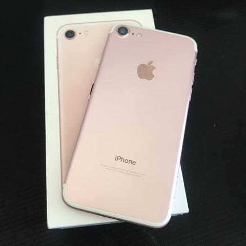 IPhone 7 32gb Rose Gold, seminovo, ac trocas, até 12x