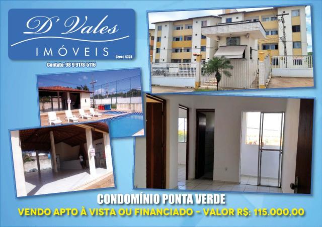 Vendo apartamento com 2 quartos em São Luís - Sítio Saramanta