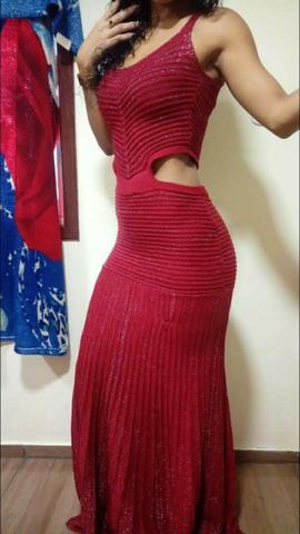 Vestido longo de festa bem conservado - Foto 3