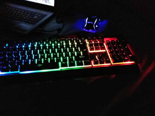 Teclado e mouse gamer da oex BK-G300 olha a descrição - Foto 5