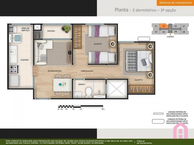 Apartamento à venda com 2 dormitórios em Panazzolo, Caxias do sul cod:2448 - Foto 12