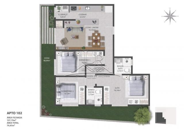 Apartamento à venda com 3 dormitórios em Ingleses do rio vermelho, Florianópolis cod:1685 - Foto 2